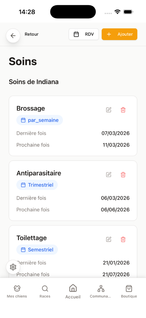 Capture d'écran IndyLife – écran 9