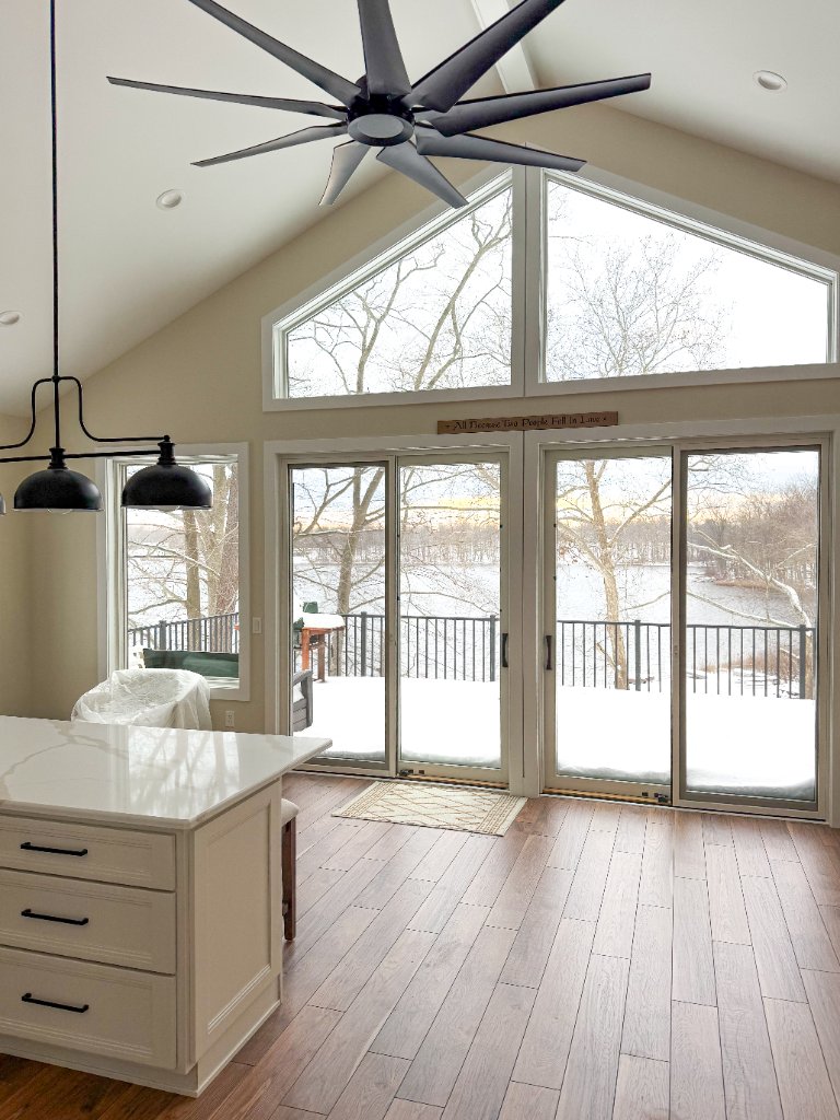 Bright Kitchen & Living Space