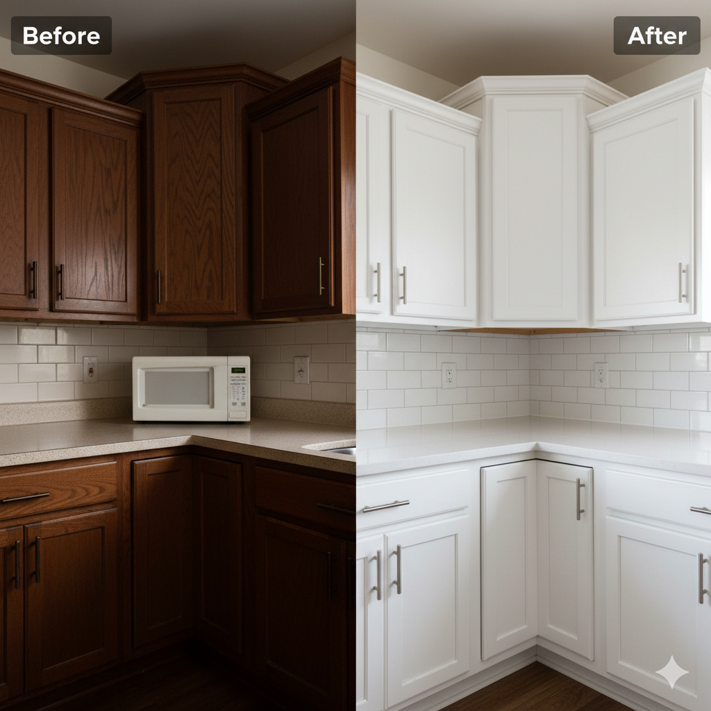 Transform Your Kitchen with Cabinet Refinishing