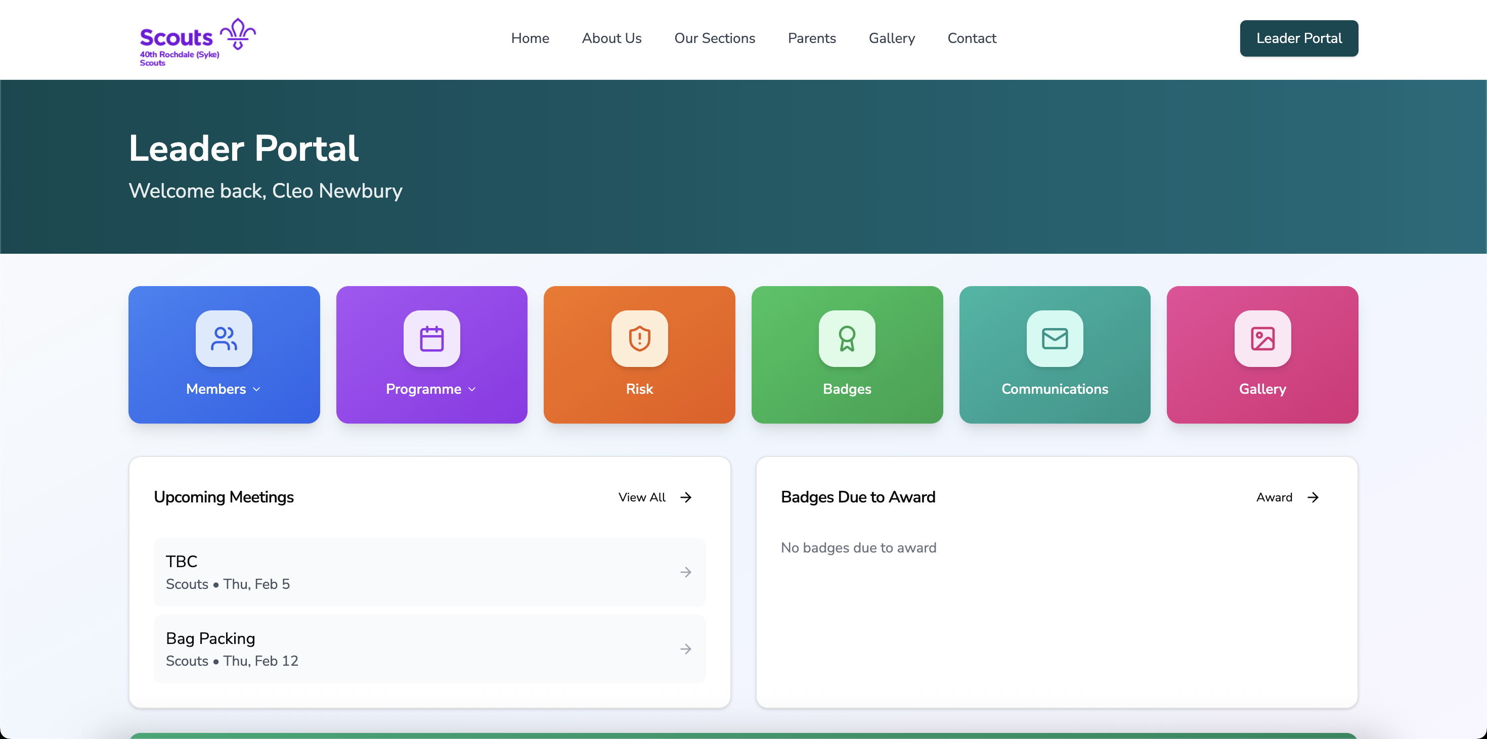 Tempate app template preview