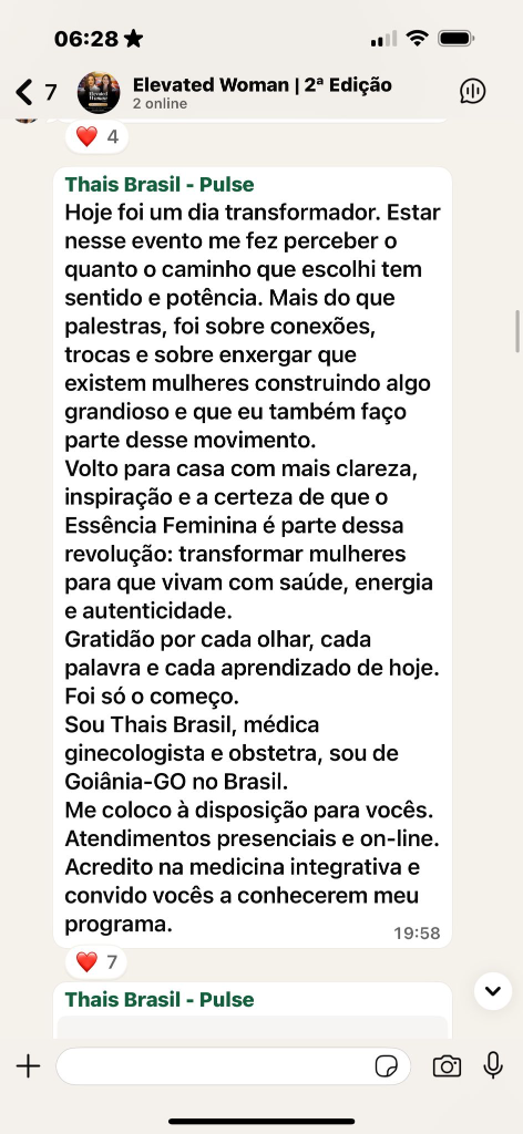 Depoimento Elevated Woman