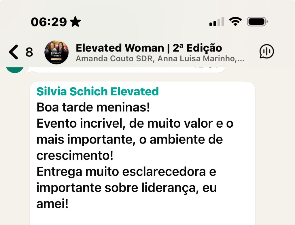 Depoimento Elevated Woman