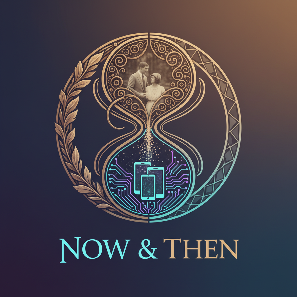 Now & Then logo