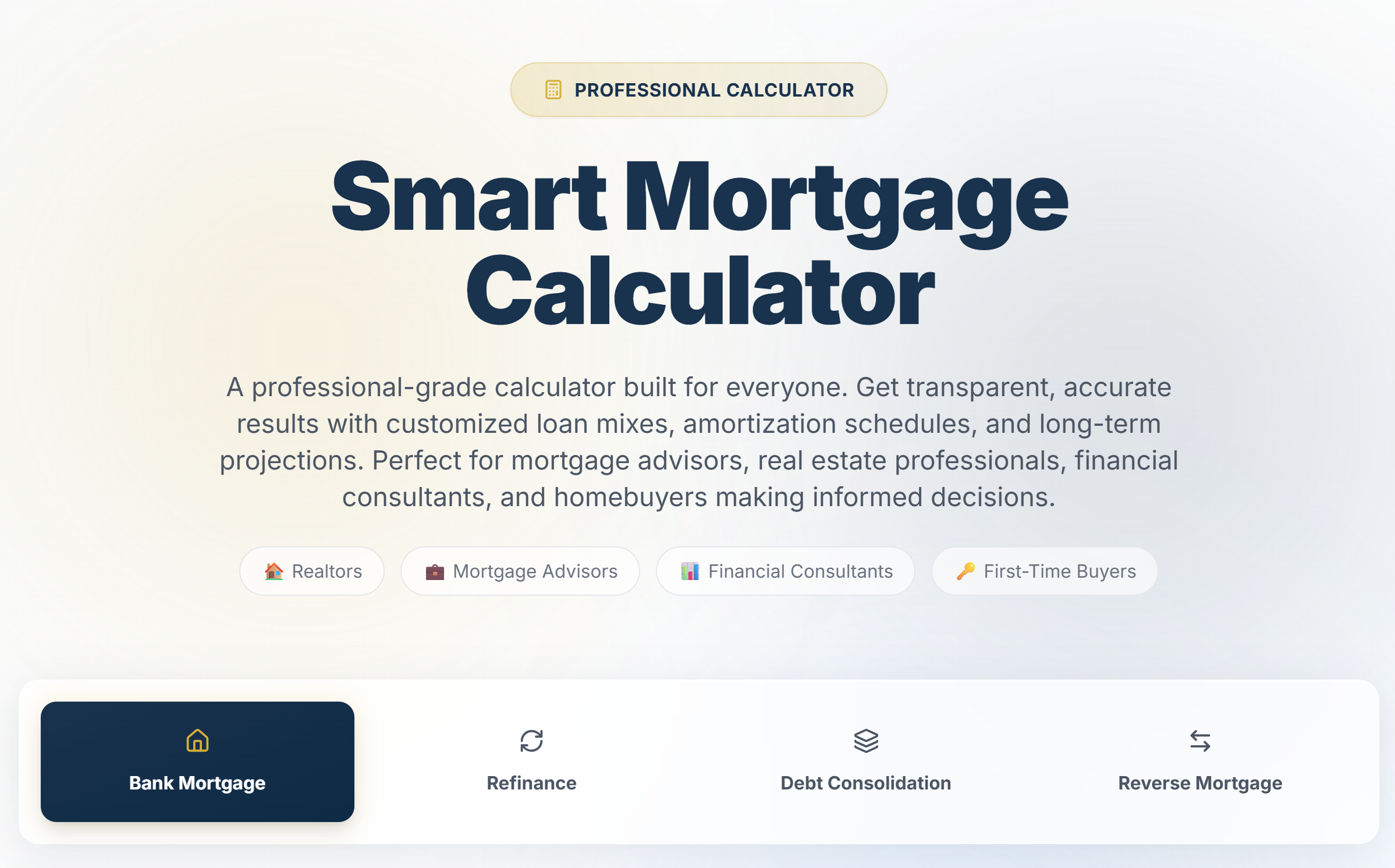 Advanced Mortgages and Loans Calculator   template preview