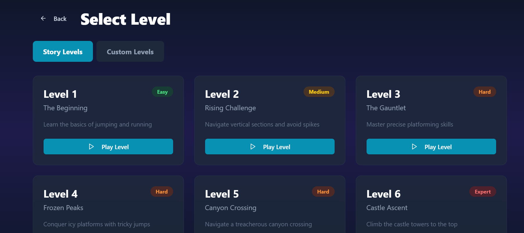 Pixel Runner template preview