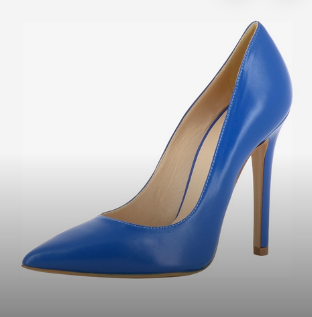 Blauwe schoenen