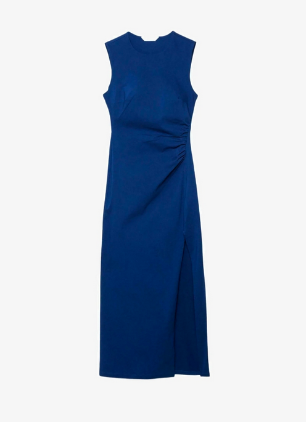 Blauwe jurk