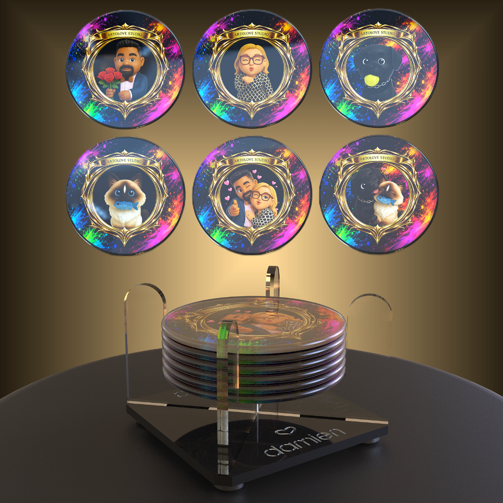 Sous-verres des Émotions