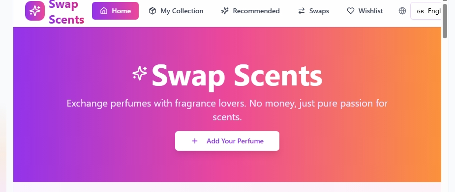 Swapscents Template template preview