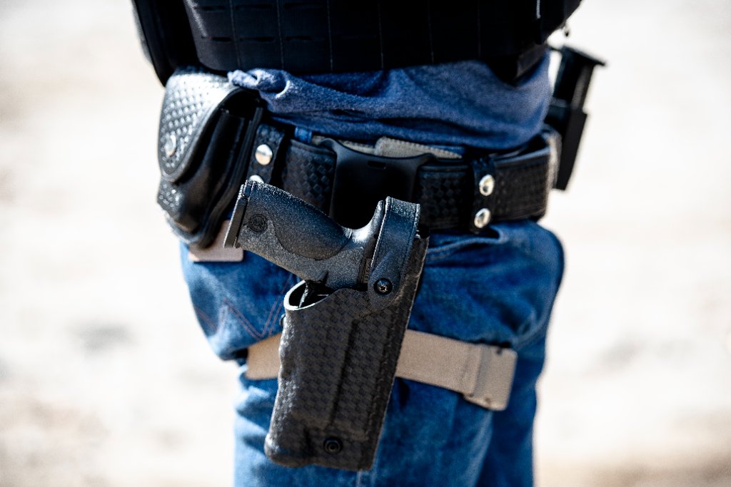 Concealed carry holster training demonstration