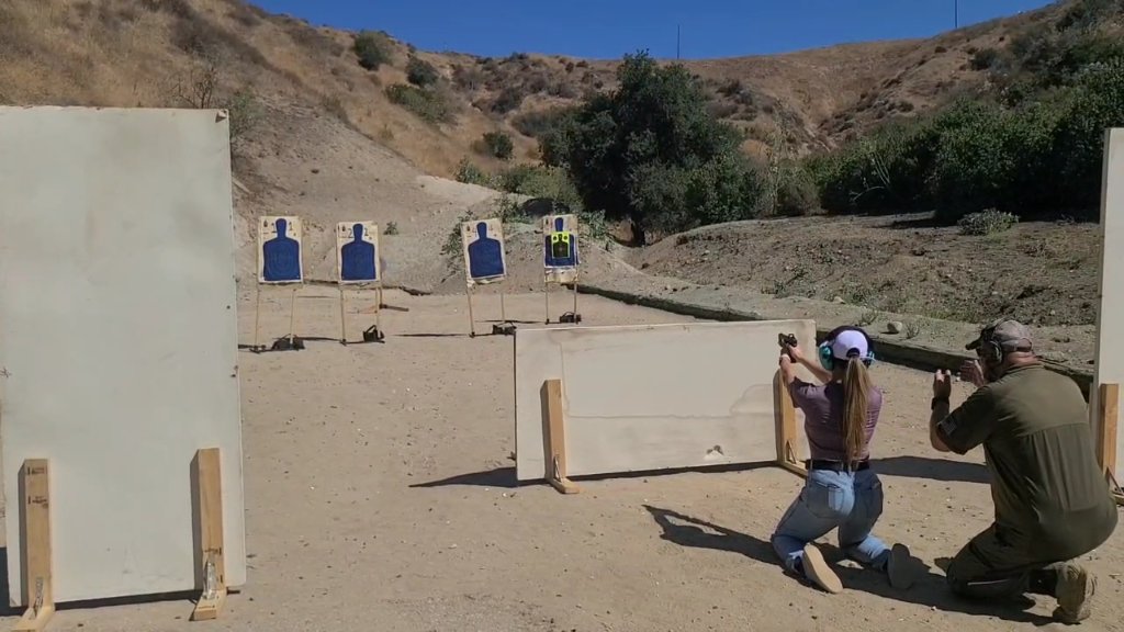 Advanced defensive pistol training session