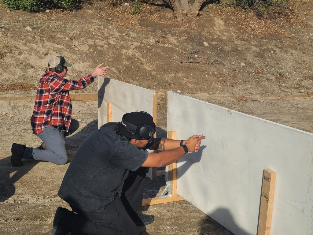 Defensive shooting from cover