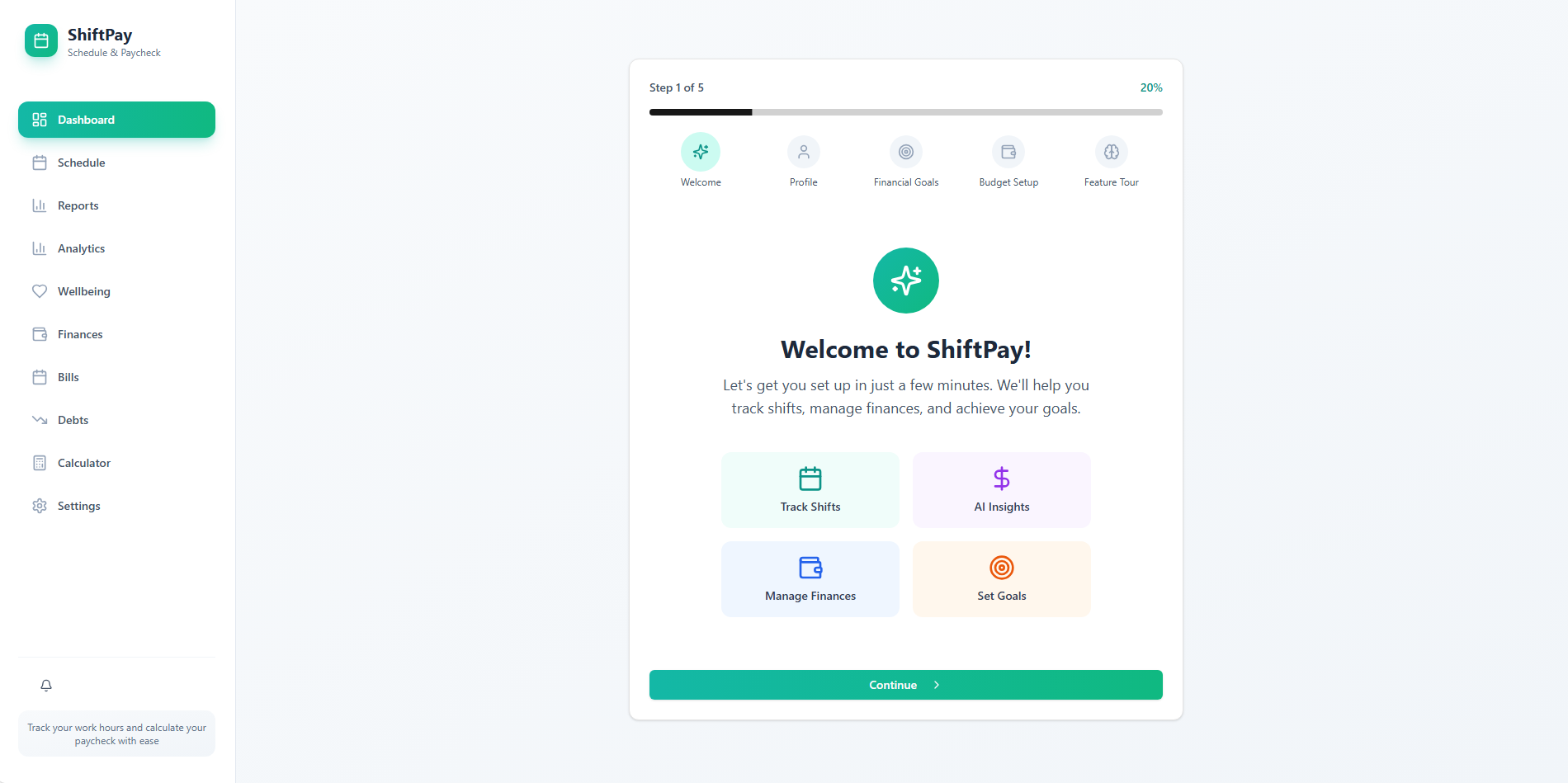 ShiftPay template preview