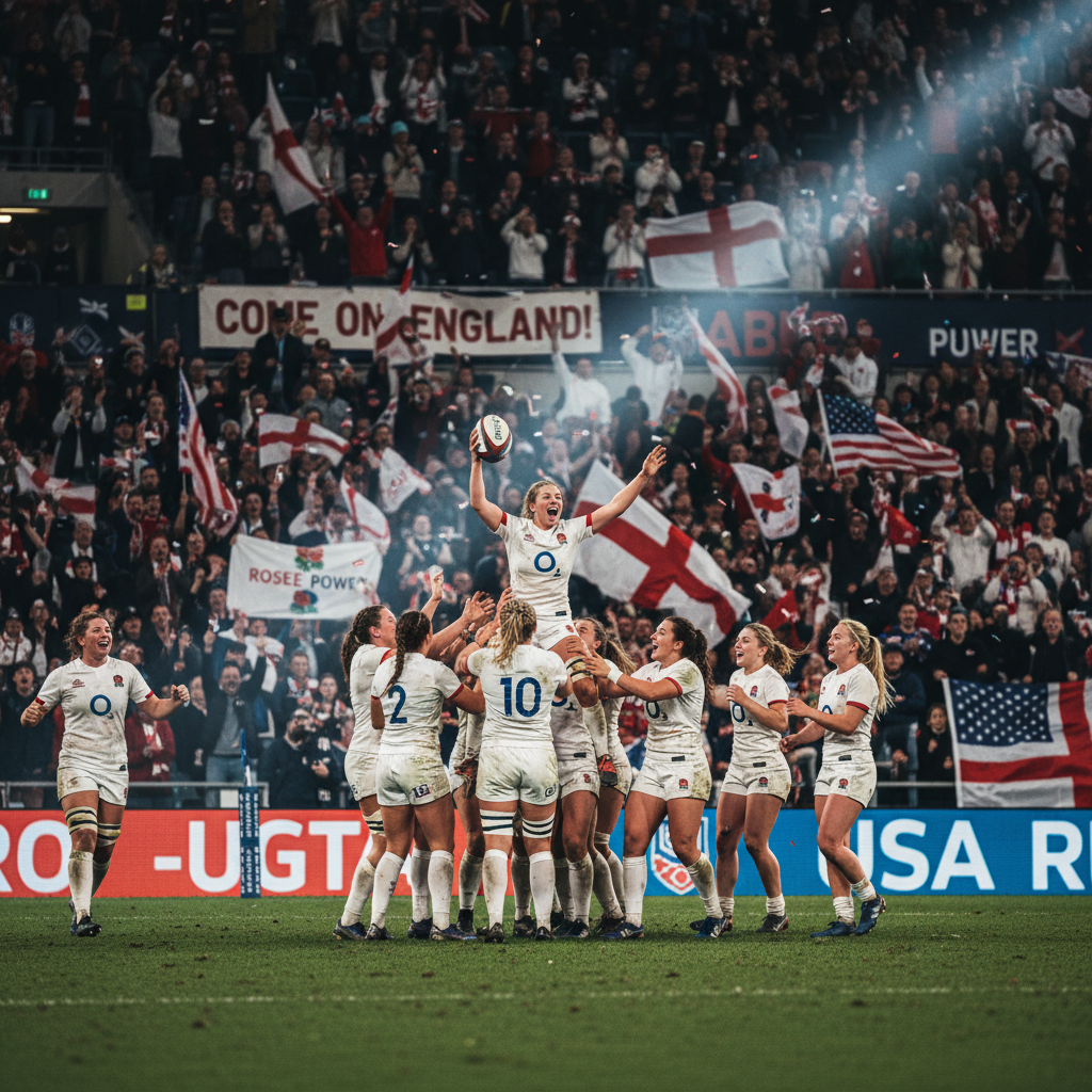 England Dominates USA in 2023 Women's Rugby World Cup Opener