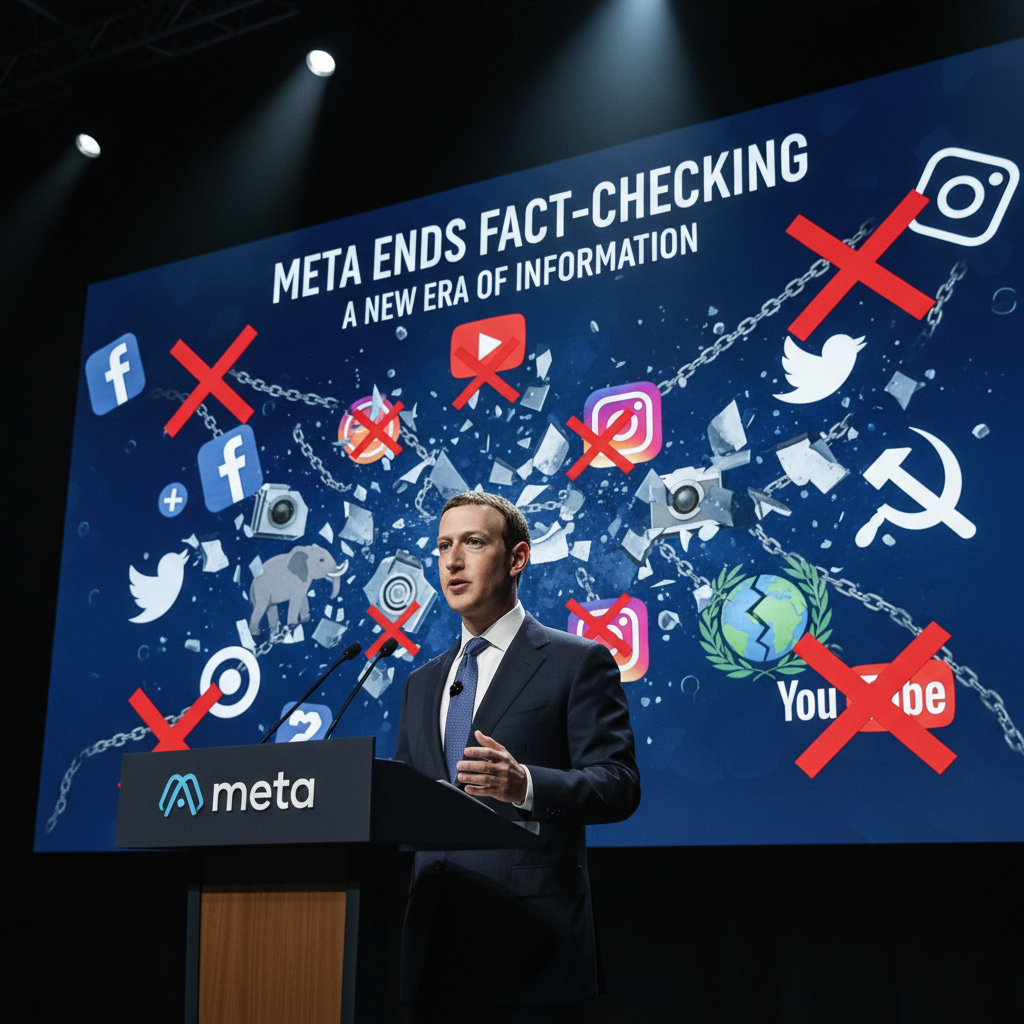 Zuckerberg Halts Fact-Checking: Misinformation in Politics