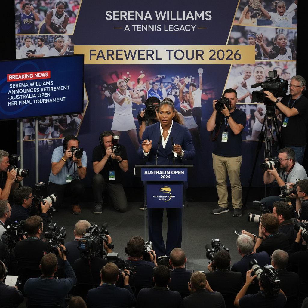 Serena Williams Announces Retirement After 2026 Australian Open