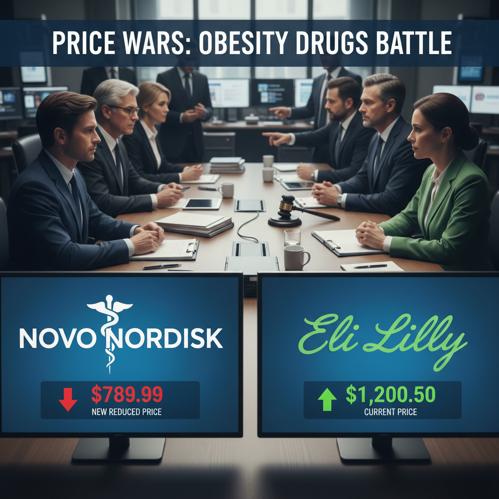 Novo Nordisk Cuts Obesity Drug Prices to Rival Eli Lilly