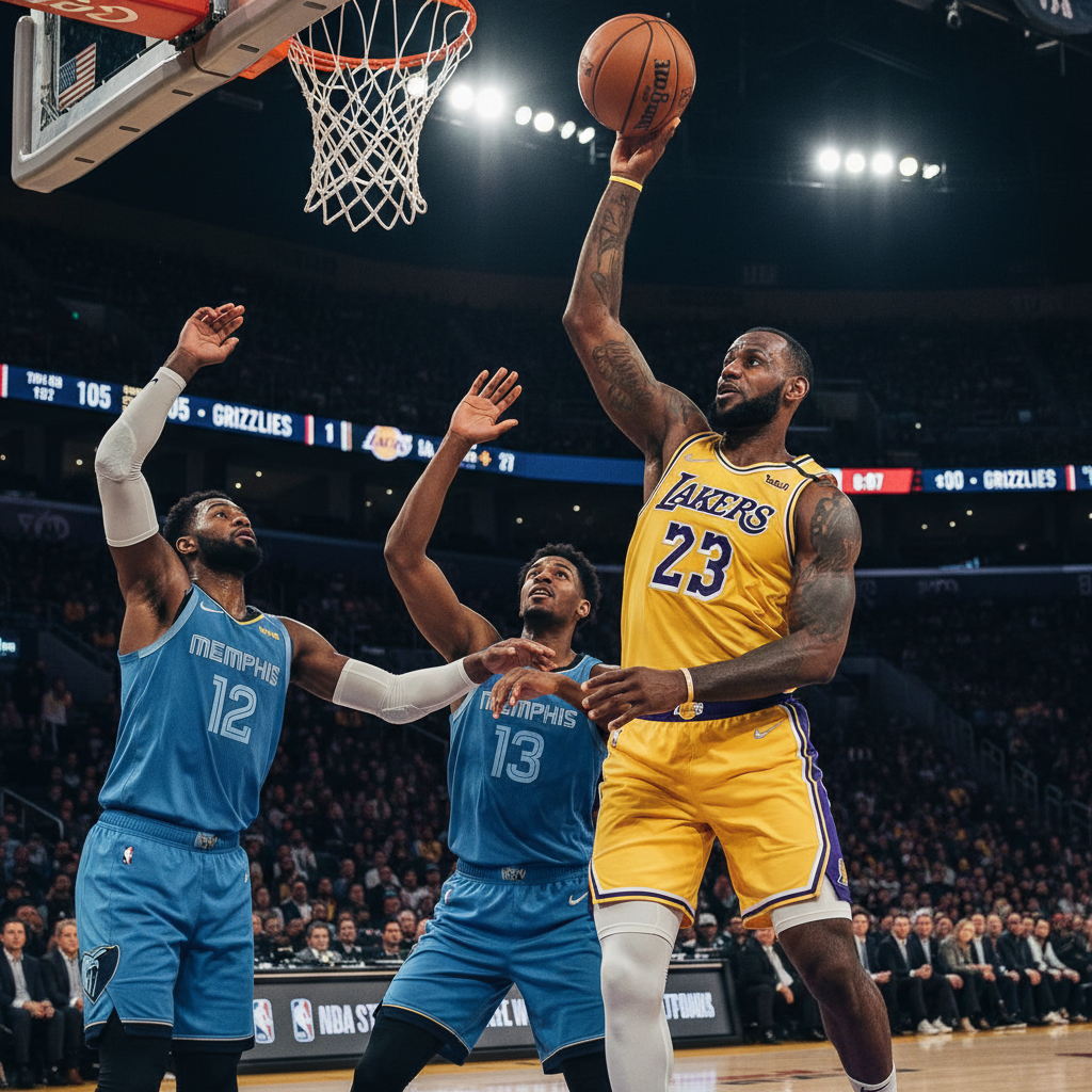 Lakers vs Grizzlies Recap: LeBron James Dominates with 35 Points