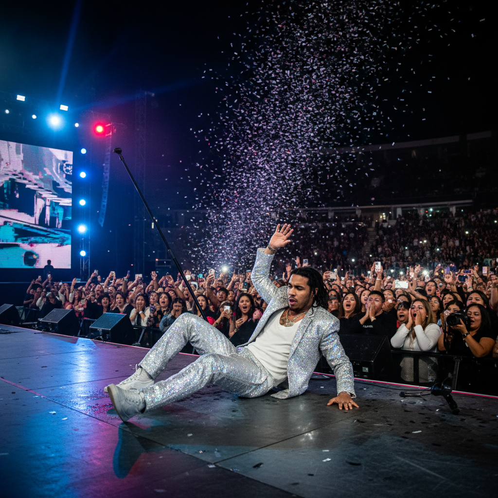 Bad Bunny's Viral Slip at Mexico City Concert: Fans React in 2023