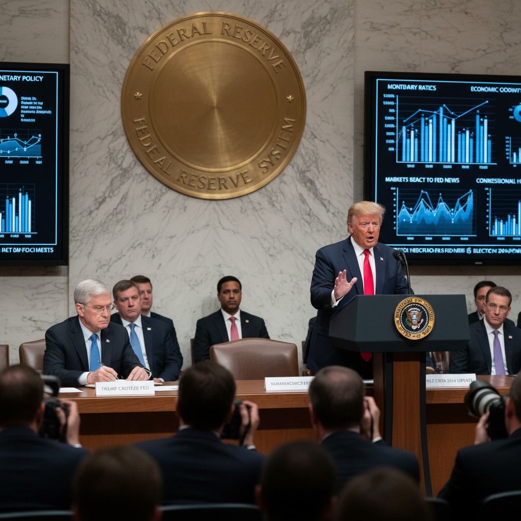 Trump Critiques Fed Chair Powell's Economic Policies Ahead of 2024