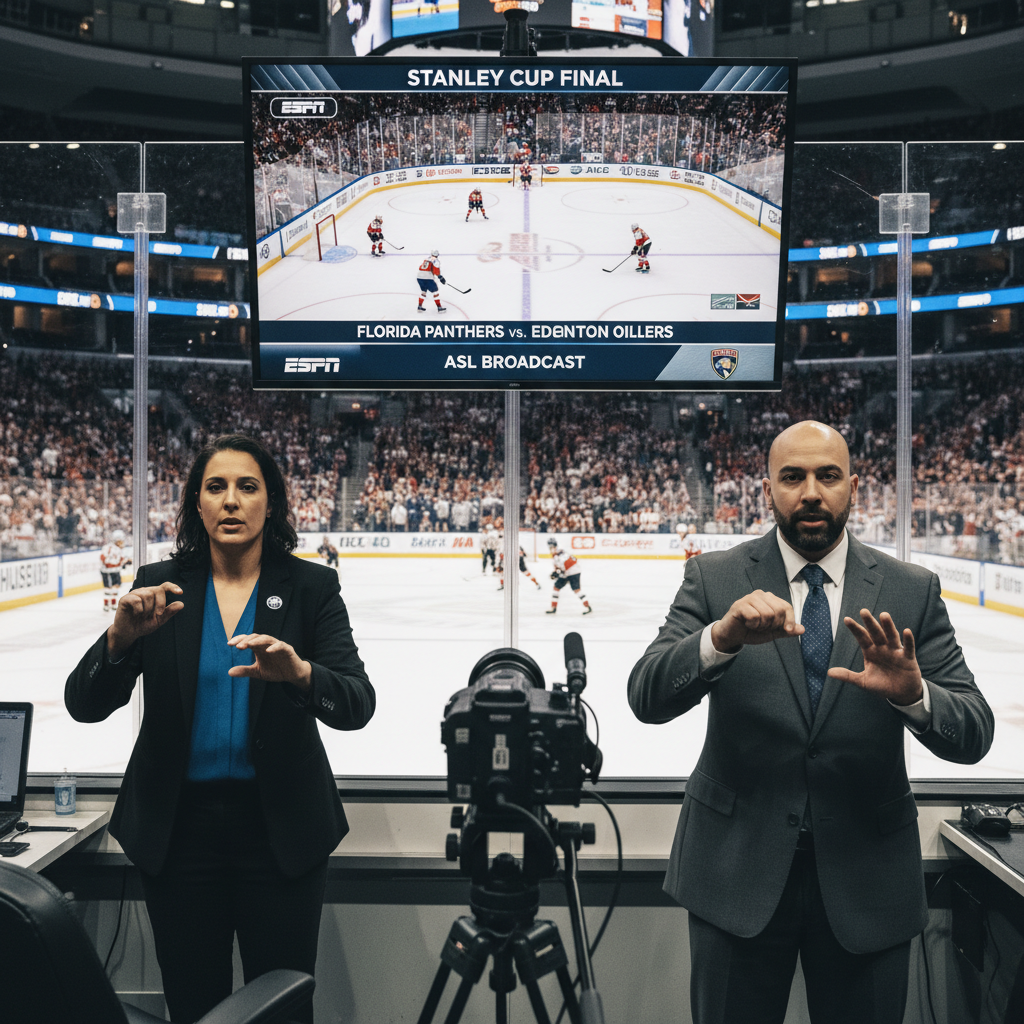 ASL Broadcasting at 2023 Stanley Cup Final: Sports for Everyone