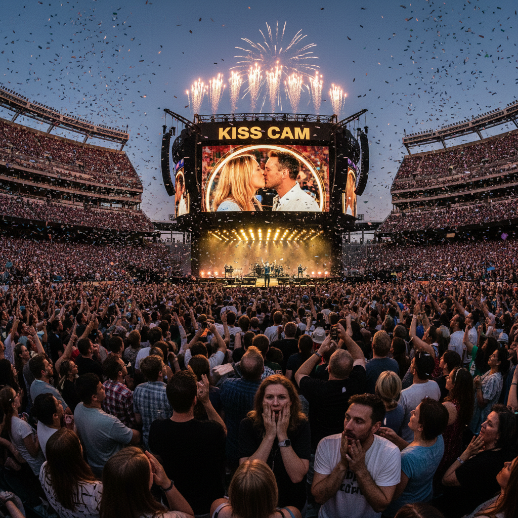 Coldplay Concert Kiss Cam Scandal Unveils CEO Affair 2023