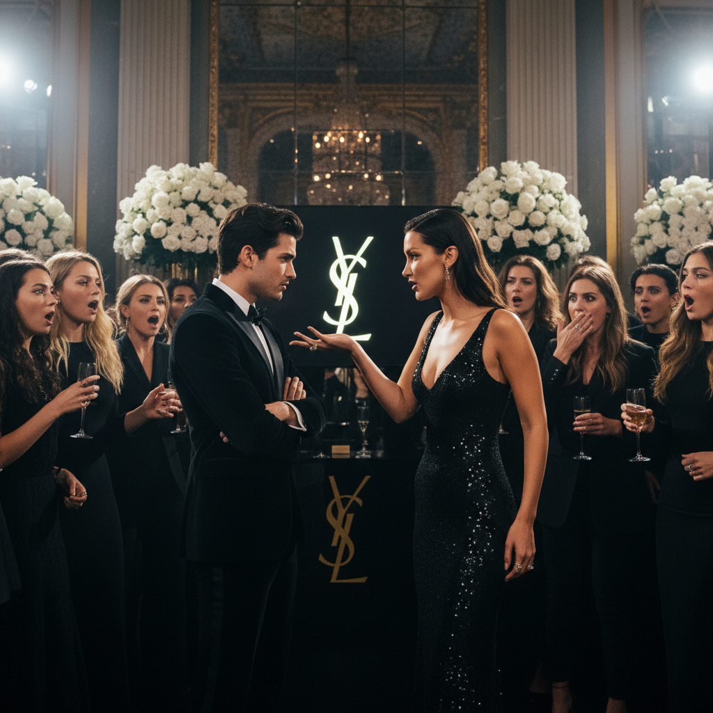 Bella Hadid & Fai Khadra's Paris Fashion Week Confrontation