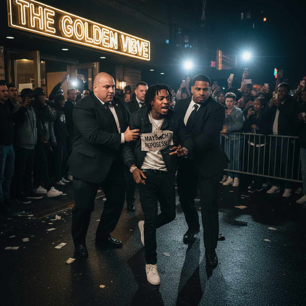 Tyga's Maybach Repossession at Mayweather's Party Shocks Fans