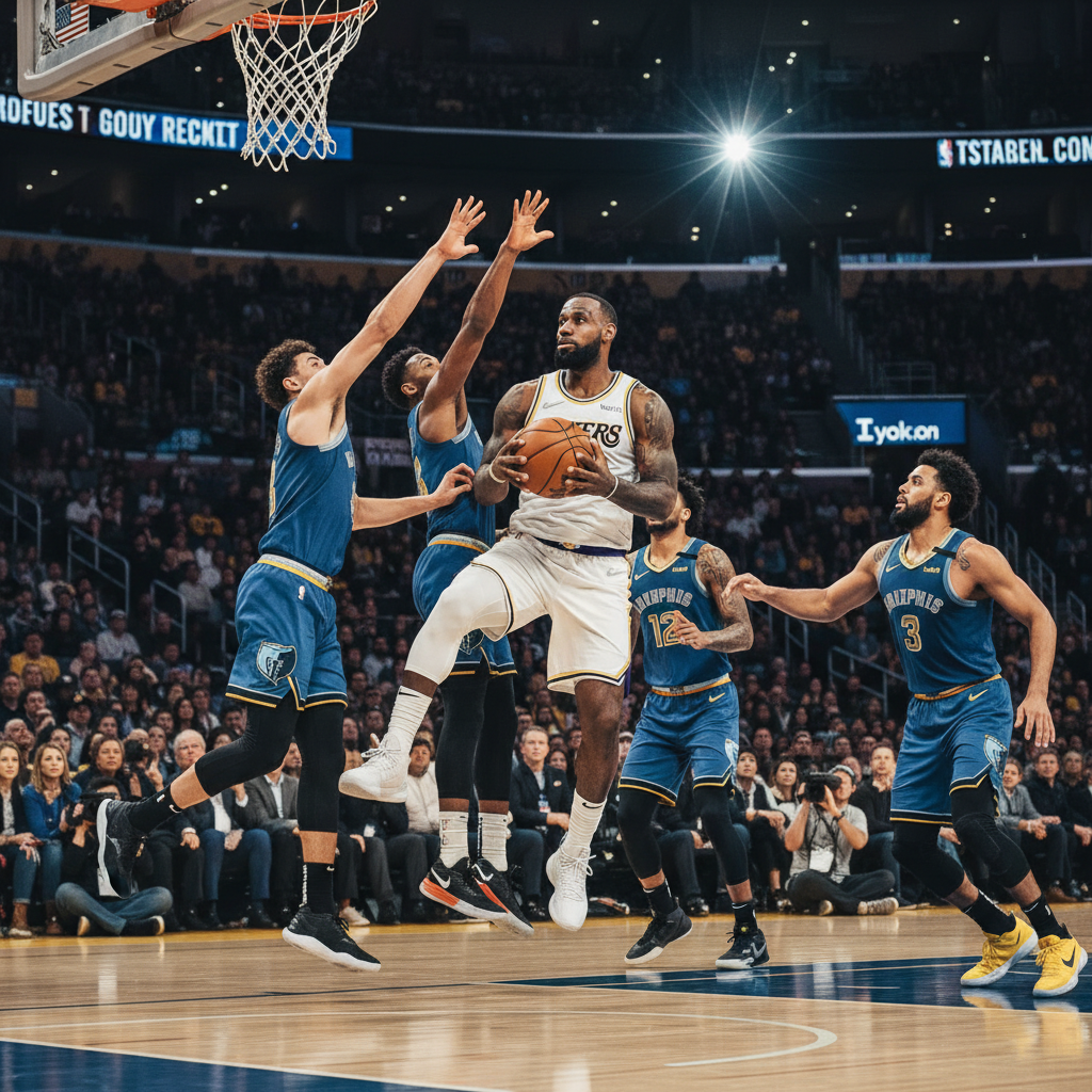 LeBron James Leads Lakers to Nail-Biting 70-68 Win Against Grizzlies