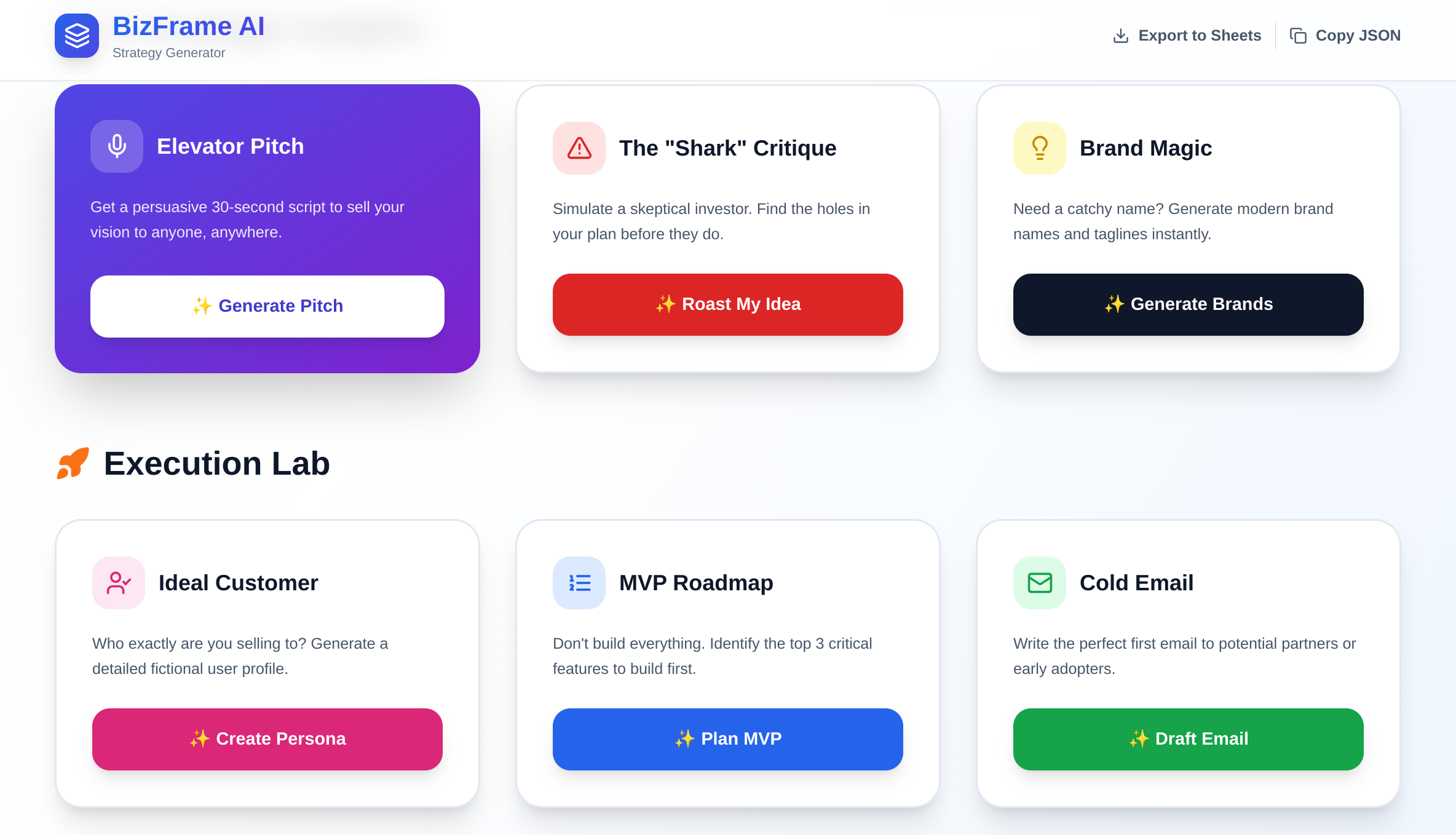 bizstrat template preview