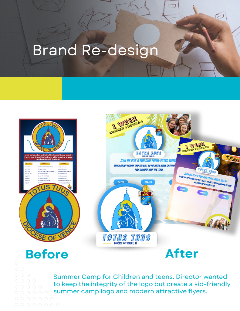 Totus Tuus Summer Camp Rebrand