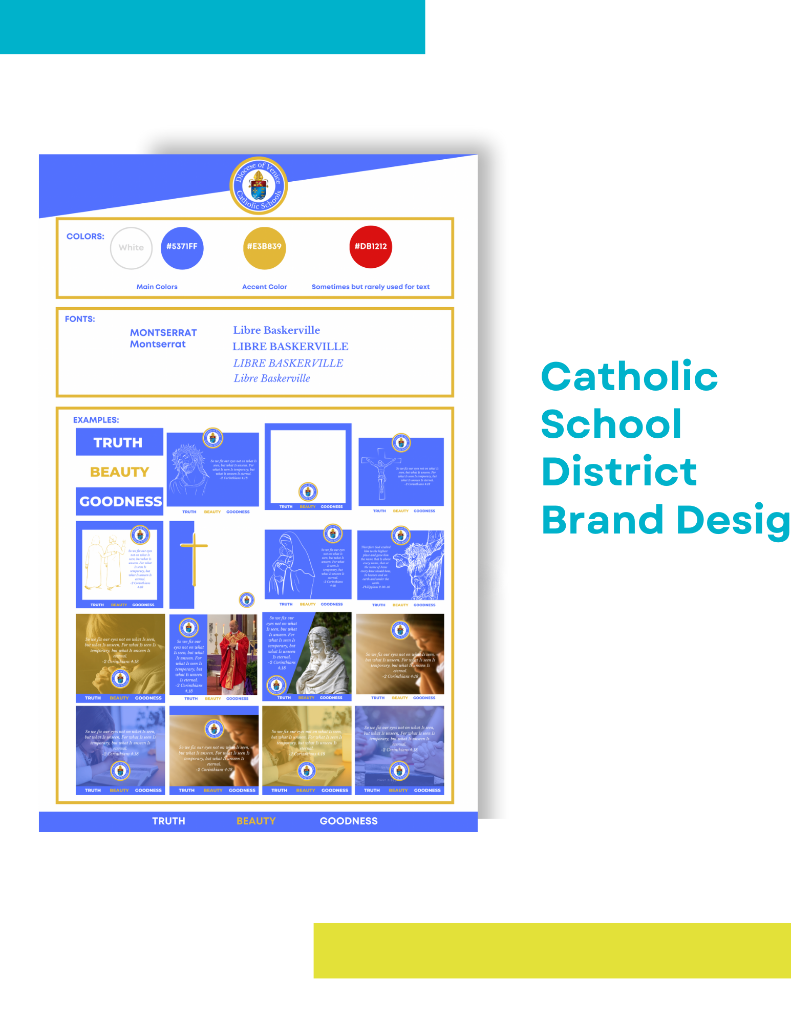 Catholic School District Brand Design