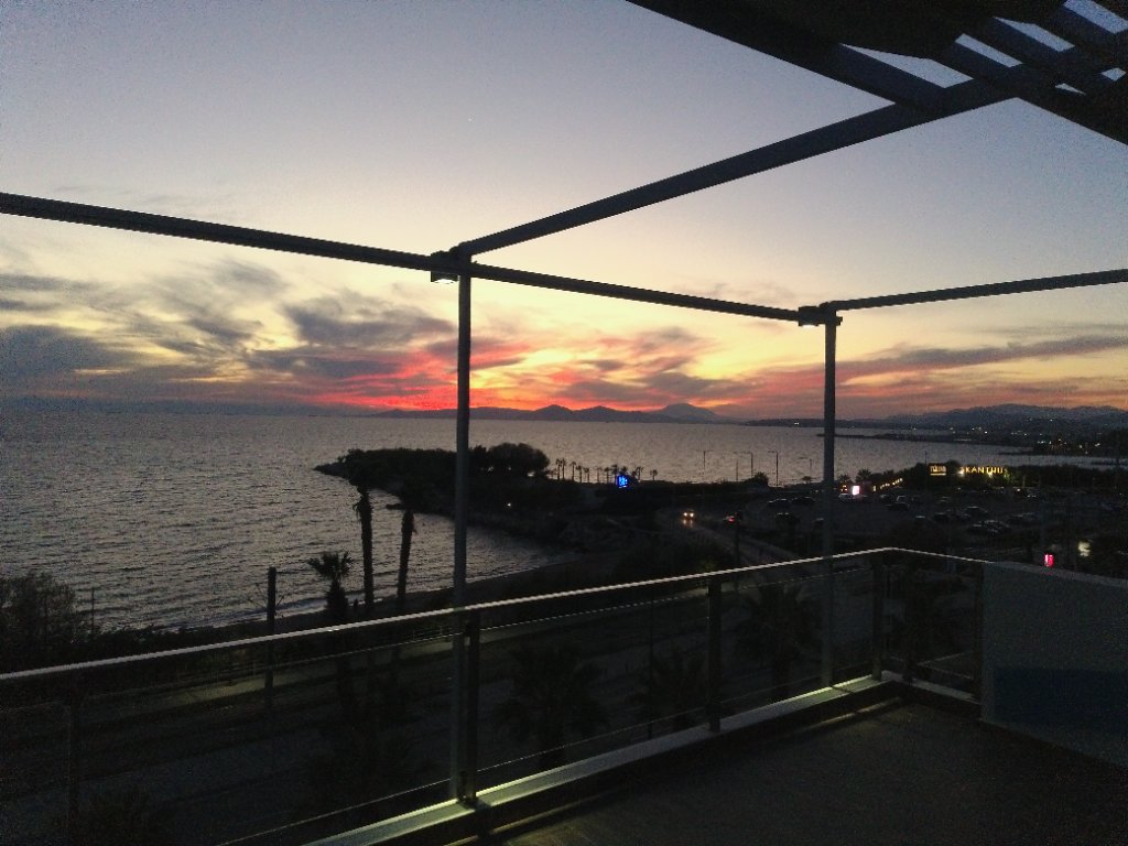 Athens Bay Sunset