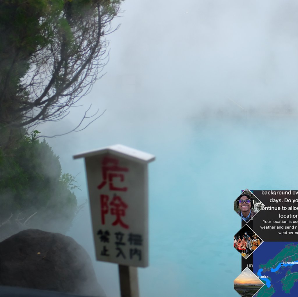 Japan Hell Valley Blue Pool