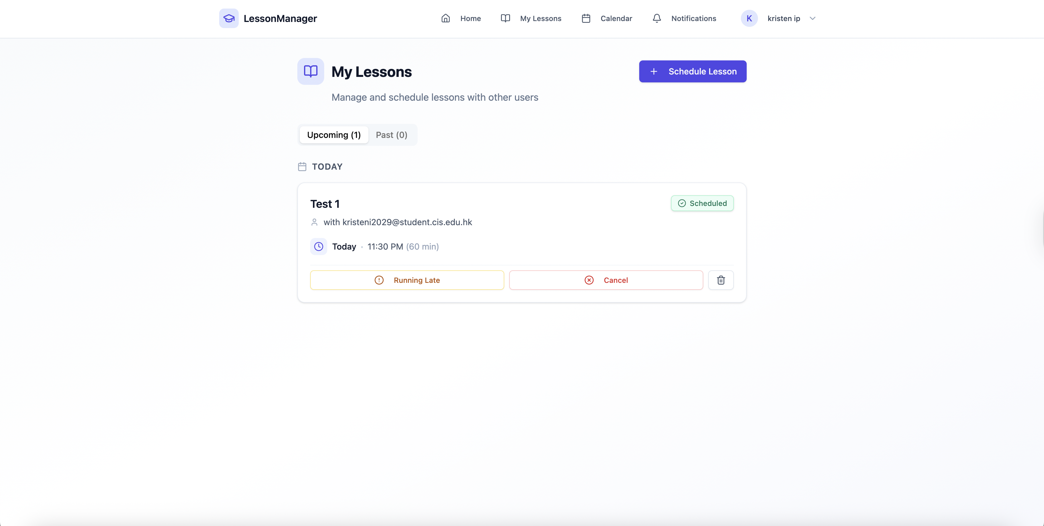 OnTimeNow template preview