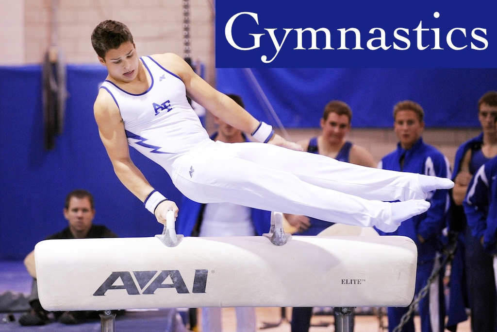 Gymnastics in action