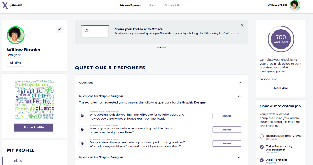 worXspace Profile