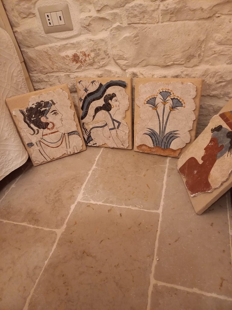 Ancient art and pottery collection