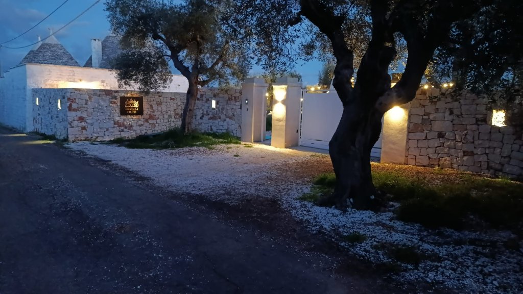 Evening entrance view