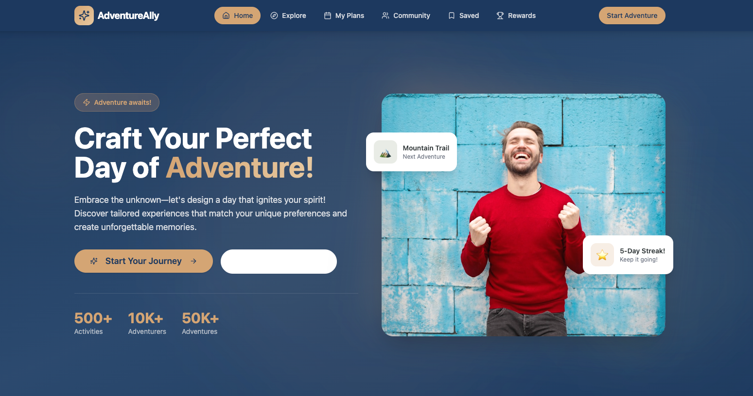 The Day Designer template preview