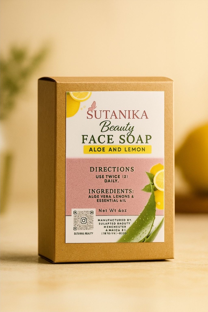 Sutanika Beauty Fade Soap Bar with Lemon & Aloe Vera