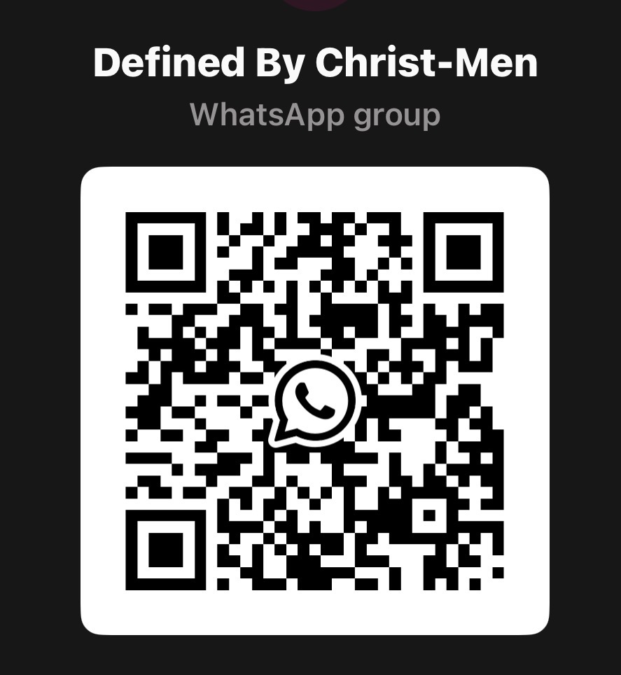 WhatsApp QR code for Defined by Christ Men's Group