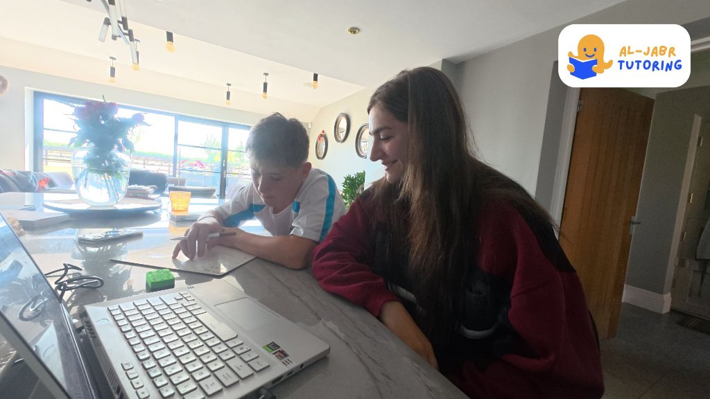 A-Level maths tutor in Slough - Aljabra A-Level maths tutoring session with a student