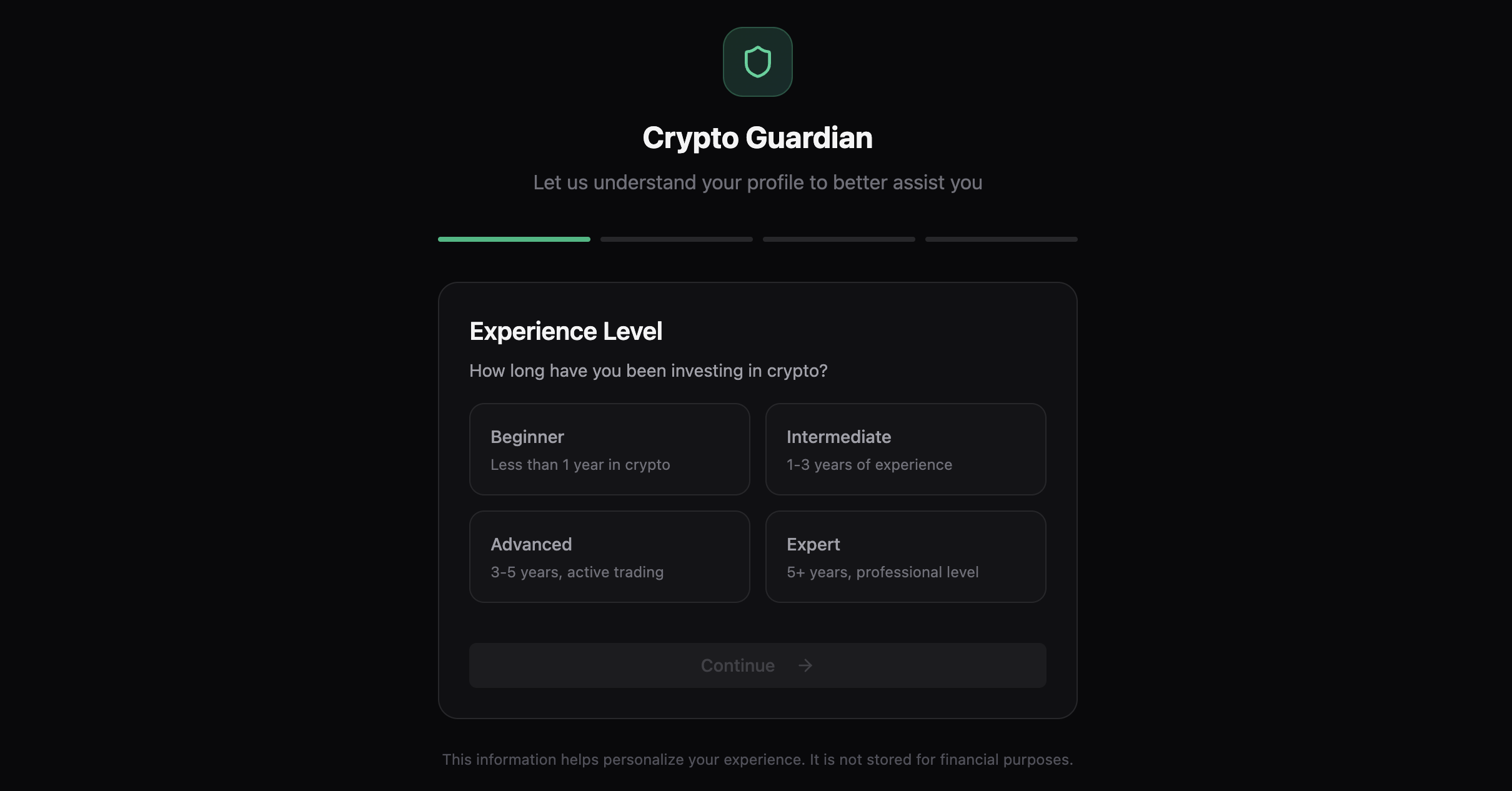 Crypto Guardian AI template preview