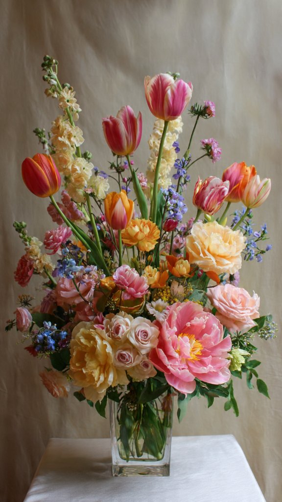 Spring Garden Collection — luxury seasonal arrangement by Beverly Hills Flower Company