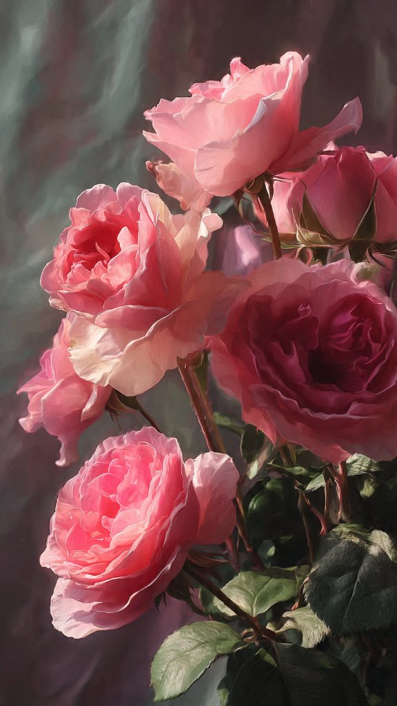 Pink Garden Roses — luxury roses arrangement by Beverly Hills Flower Company