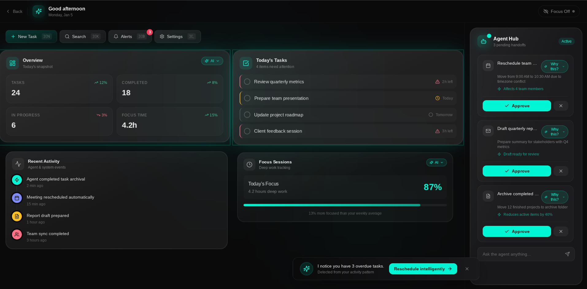Agentic Utility Hub template preview