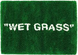 "Wet Grass" Virgil Abloh Rug