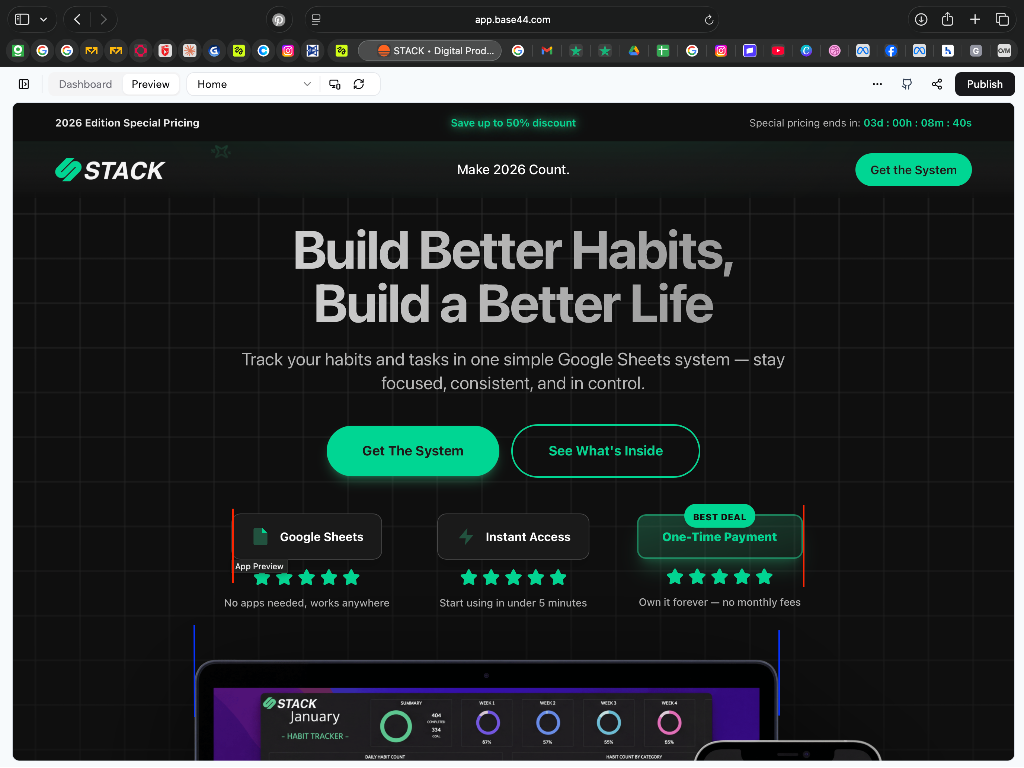 Reps Stack Digital STACK • Digital Products • PLR