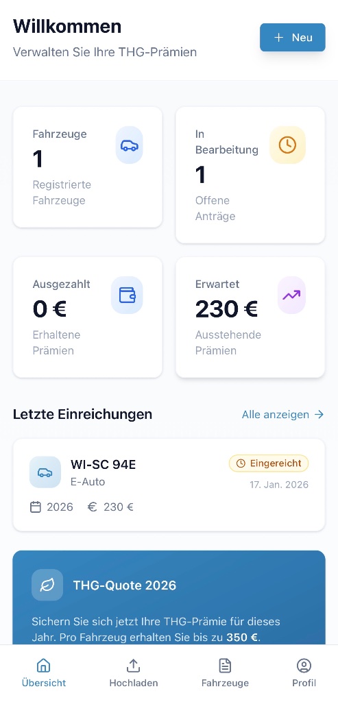 SimplyTHG App Screenshot